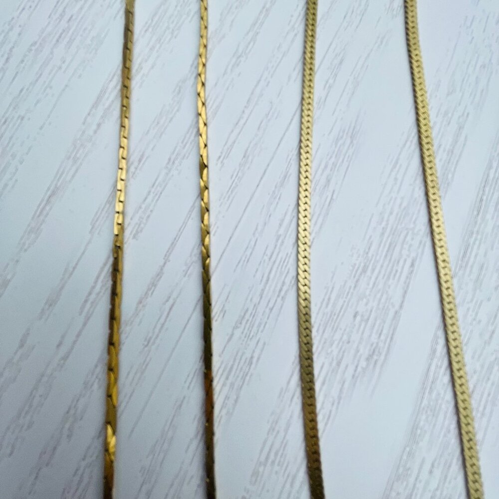 2x Serpent Link Necklaces - Picture 1 of 6